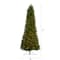 9.5ft. Pre-Lit Slim Colorado Mountain Spruce Artificial Christmas Tree, Multifunction White Micro LED Lights